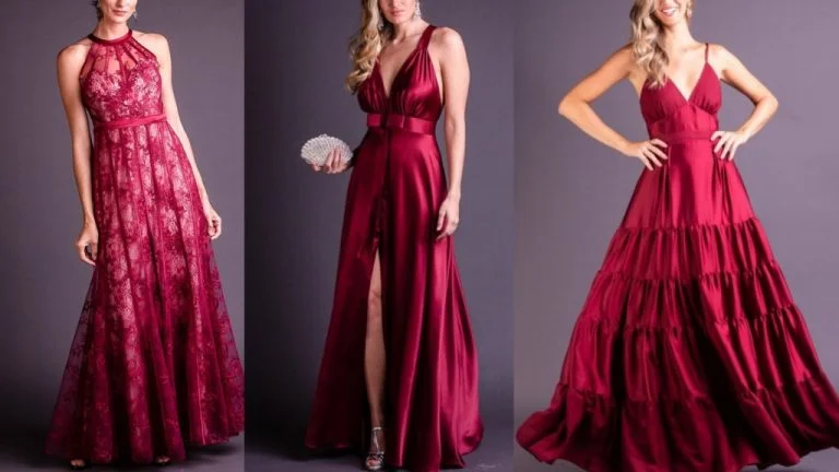 Vestidos de festa Marsala: 10 tipos de modelos para inspirar