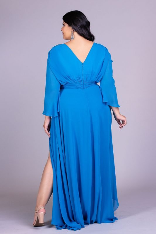 Vestido de festa plus size elegance