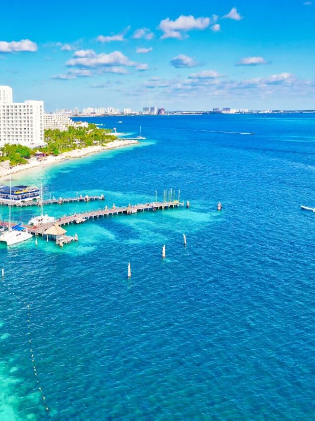 praia de cancún no méxico