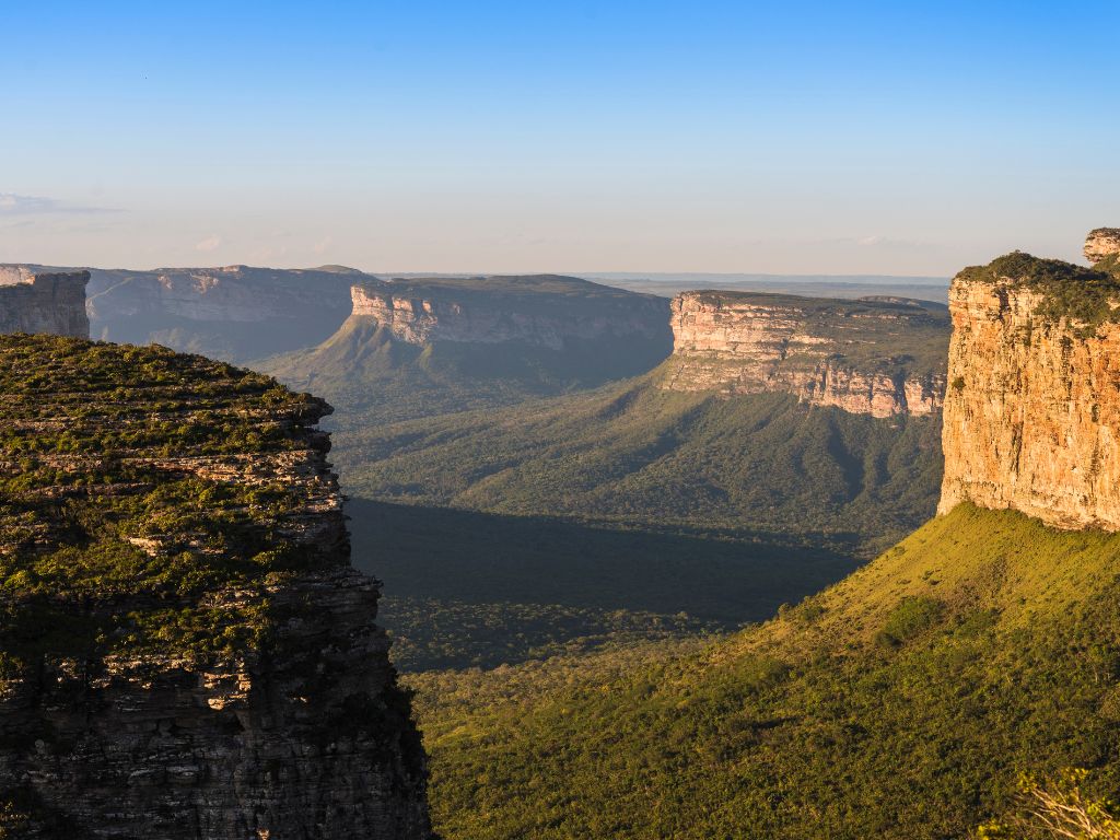 vista com montanhas da chapada diamantina