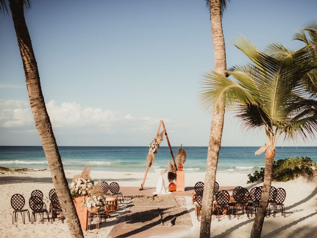 decoração casamento na praia