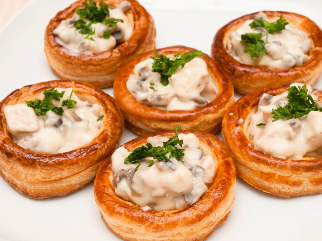 vol-au-vents petisco para casamento