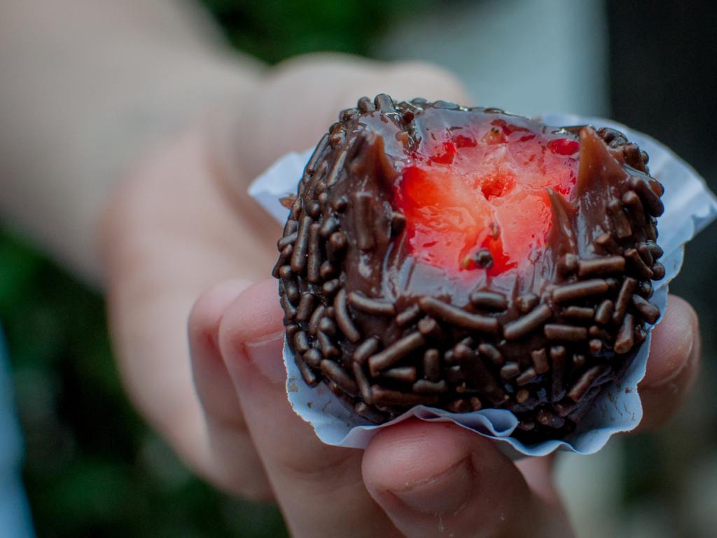 Brigadeiro de morango